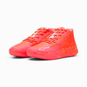 PUMA x LAMELO BALL MB.01 "Breast Cancer Awareness" Basketball Shoes, Pink Alert, extralarge